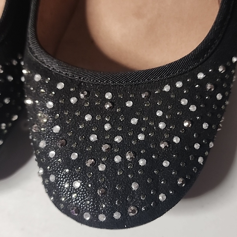 Style & Co. Black Sparkle Flats - Picture 3 of 7